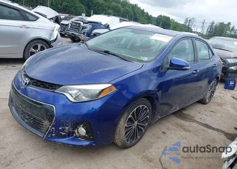 2014 Toyota Corolla S Premium из США, поврежденный, VIN 2T1BURHE2EC033824